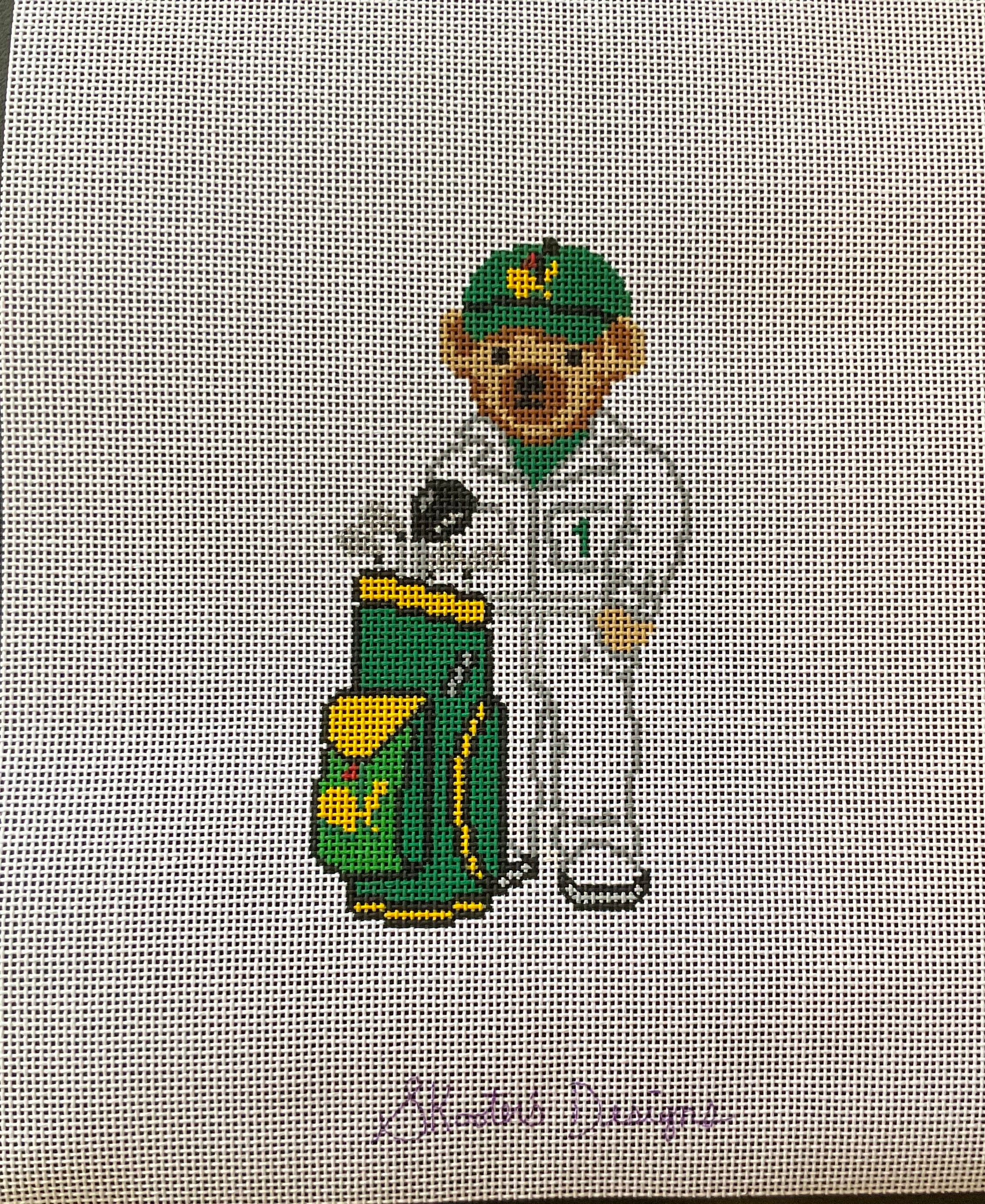 Golf Caddie Bear