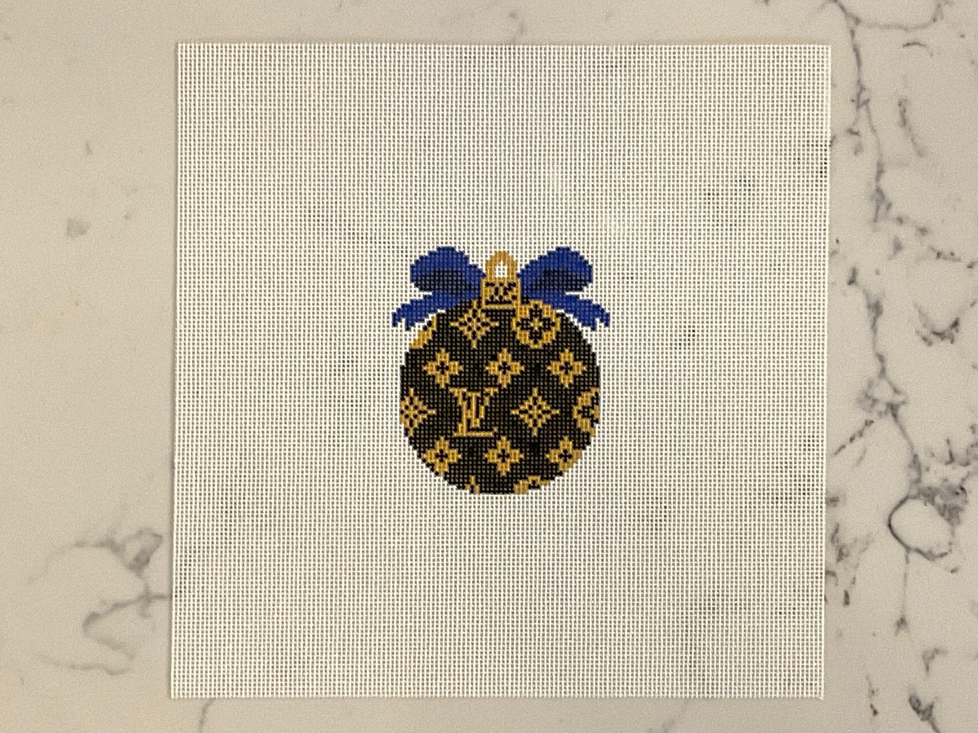 LV Ball Ornament